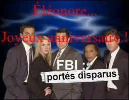 Dans le tout premier épisode de la série policière "FBI : portés disparus", quel agent fait son entrée ?
