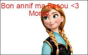 Dans "Frozen", que désire la petite Anna quand elle se trouve derrière la porte ?