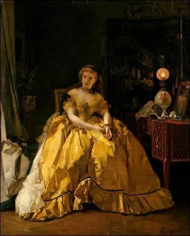 Qui a peint "Femme à la robe jaune" ?