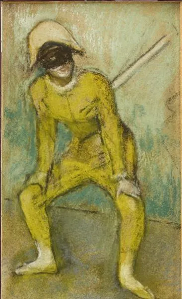 Qui a peint "L'Arlequin jaune" ?