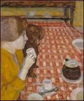 Qui a peint "Jaune et rouge ou la nappe à carreaux rouges" ?