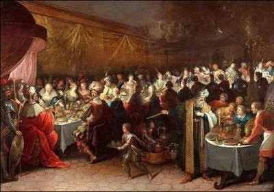 "Il est recommandé d'accompagner ses agapes d'un excellent vin". Qu'exprime le mot "agape" ?