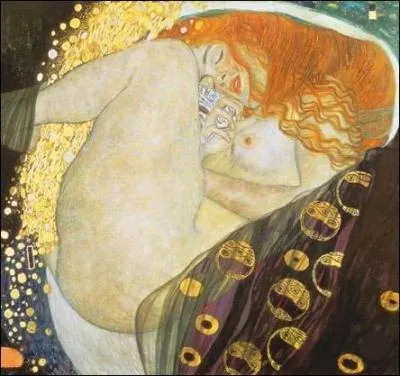 Dans le mouvement art nouveau, a qui devons-nous ce tableau représentant le personnage de la mythologie grecque Danaé ?