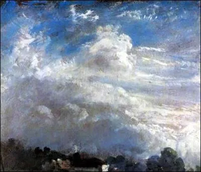 Qui a peint "Etude de nuages" ? Inspiré par les travaux des météorologistes sur les variations atmosphériques, ce peintre ne cessera de représenter des ciels nuageux.