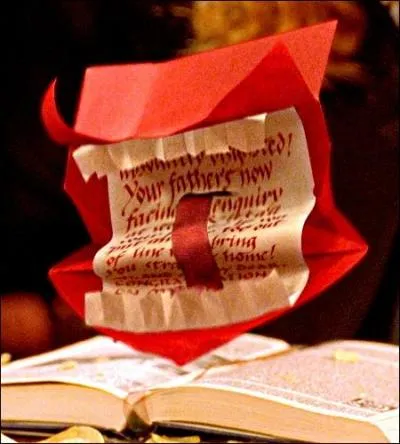 Warum hat Molly Weasley zu ihrem Sohn ein Heuler abgeschickt ?