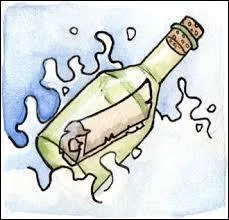 Pendant l'enregistrement de WMYB, il a lancé une bouteille à la mer avec un billet à l'intérieur ... Qui est-ce ?