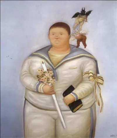 Qui a peint "Autoportrait le jour de la première communion" ?