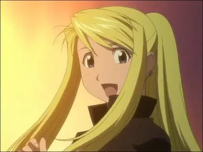 Amie d'enfance d'Edward et Alphonse, je fus élevée par Pinako, ma grand-mère. Mes parents étaient chirurgiens mais ils furent tués par Scar. Qui suis-je ?