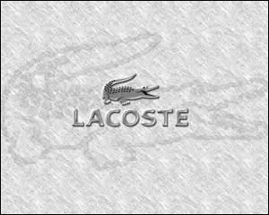 Lacoste est une marque :
