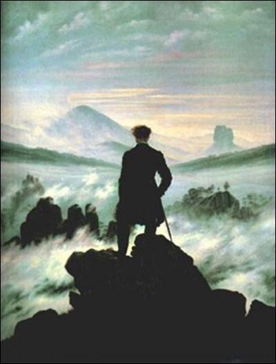 Qui a peint "Le Voyageur contemplant une mer de nuages" ?