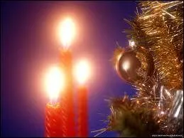 Combien mettait-on de bougies sur le sapin ?