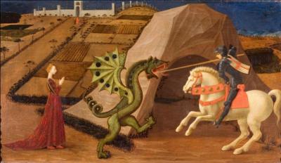 Qui a peint "Saint Georges terrassant le dragon" ?