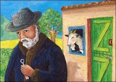 Pauvre Blanquette qui ... qu'elle est forte et capable de combattre le loup !