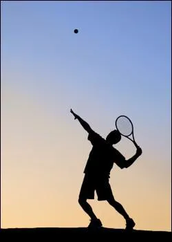 Qui l'eût ... ! Bernard était sur le point de perdre le match lorsqu'il réussit deux aces, sauvant ainsi une situation presque désespérée.