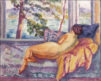 Qui a peint Odette allongée à l'Oustalet ?