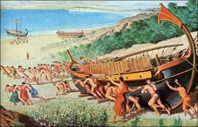 De quelle ville antique grecque, le dauphin était-il l'emblème ?