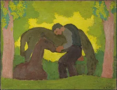 Qui a peint L'homme et les deux chevaux ?