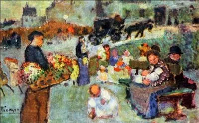 Qui a peint La marchande de fleurs ?