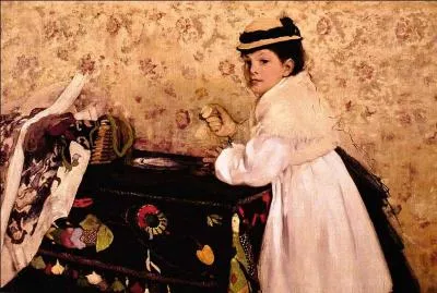 Qui a peint Hortense Valanon enfant ?