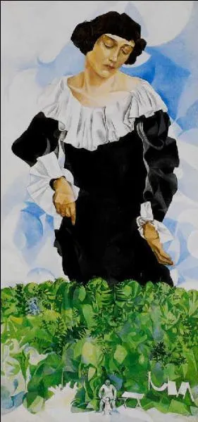 Qui a peint cette femme au col balnc ?