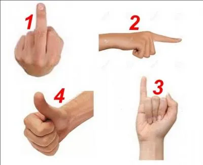 Si je vous dis le mot : "Thumb". Quelle est la bonne image ?