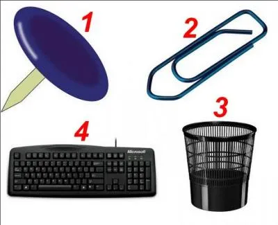 Si je vous dis le mot : "Paper clip". Quelle est la bonne image ?