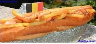 Cette préparation culinaire est très répandue dans les friteries belges. Elle se compose de viande cuite, de frites et de sauce, le tout mis dans une demi-baguette de pain. Portant le nom d'une arme à feu, on appelle cela :