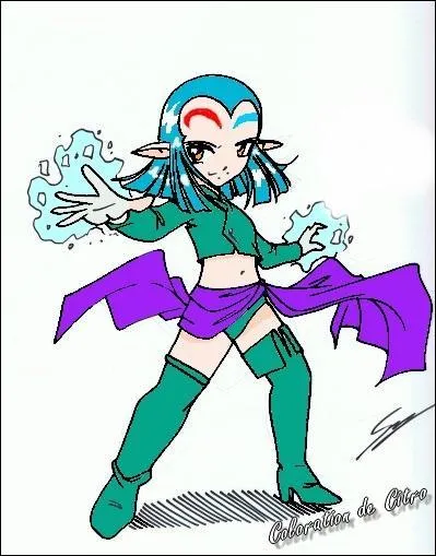 De quelle couleur sont devenus les cheveux de Shimy après qu'Anathos a essayé de se réincarner ?