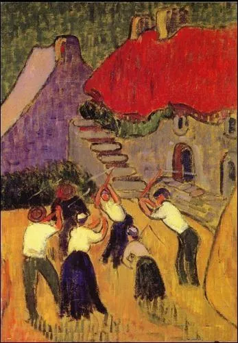 Jour 10 : instrument agricole utilisé pour le battage des céréales.