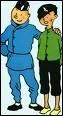 Qui est le personnage qui est à côté de Tintin ?