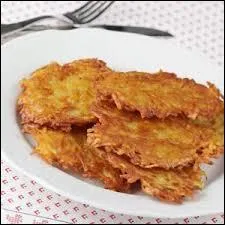 Comment se nomme cette préparation culinaire suisse, présentée sous forme d'une galette de pomme de terre râpée ?