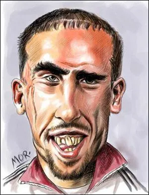 Quelle est la particularité de Franck Ribéry ?