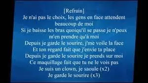 Qui chante : "Je garde le sourire" ?