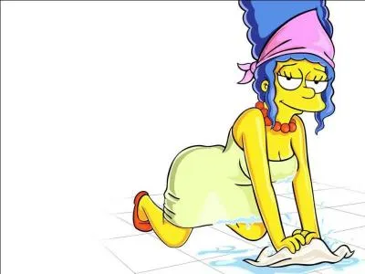 Qui est ce personnage aux grands cheveux bleus ?