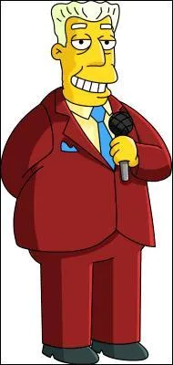 Qui est ce personnage qui présente l'info ?