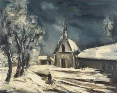 Qui a peint Eglise sous la niege ?