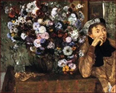 Qui a peint Femme et chrysanthèmes ?