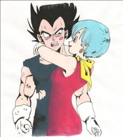 Bulma a les cheveux de couleur :