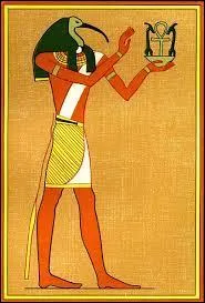 Quel animal représente la tête du dieu égyptien Thot ?