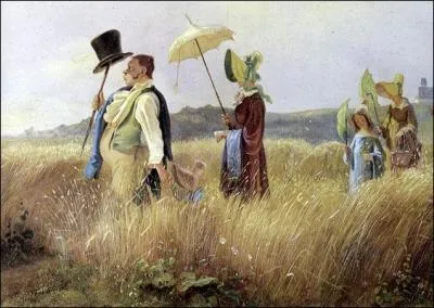 Qui a peint "La promenade du dimanche" ?