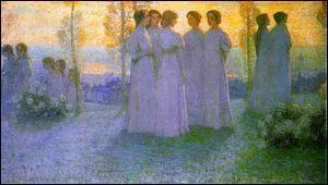 Qui a peint "Le dimanche" ?