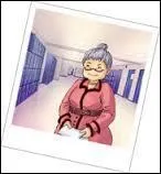 Et la personne qui le tenait ?