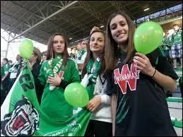 De ces trois clubs européens évoluant en vert, lequel est encouragé par ces trois supportrices ?