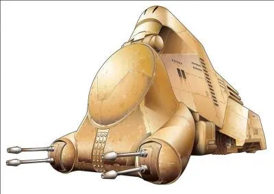 Quel véhicule terrestre, ayant pour vocation le transport de droïdes, la CSI utilise-t-elle ?