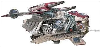 Quel vaisseau ayant pour principal objectif le transport de troupes est employé par la République ?