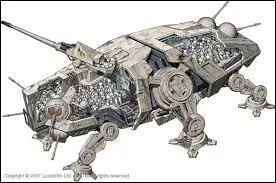 Comment se nomme le blindé quadrupède à armement lourd, employé par la République ?