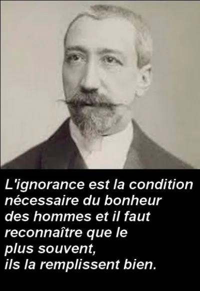 Quel est l'auteur de cette citation ?