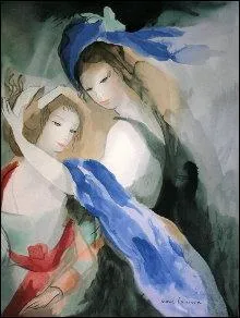 Qui a peint L'écharpe bleue ?