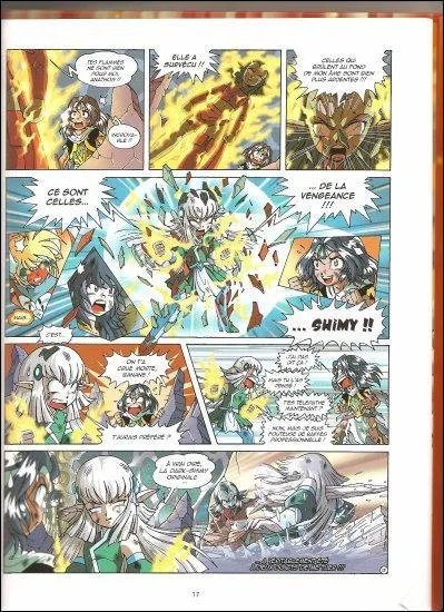 Dans le tome 12, les flammes de Shimy sont celles...