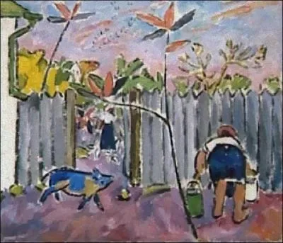 Qui a peint "Le cochon bleu" ?